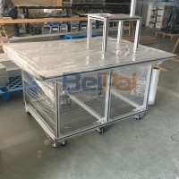 機器人教學(xué)實訓(xùn)設(shè)備作臺鋁型材框架夾取搬運裝配視覺識別顏色形狀
